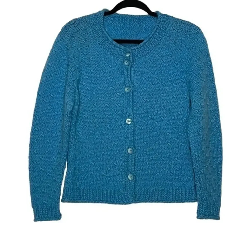 New‎ Handmade Merino Wool Sweater/Cardigan Size Medium (M)